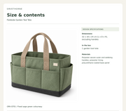 ORVETHORNE Fieldside Garden Tool Tote