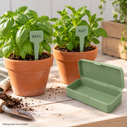ORVETHORNE Plotmark Plant Labels & Storage Case