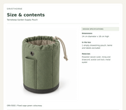 ORVETHORNE Twinekeep Garden Supply Pouch